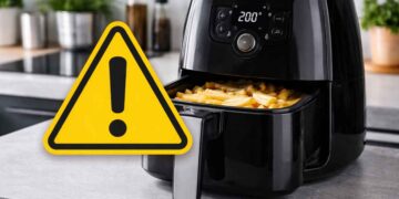 friggitrice ad aria pericolo