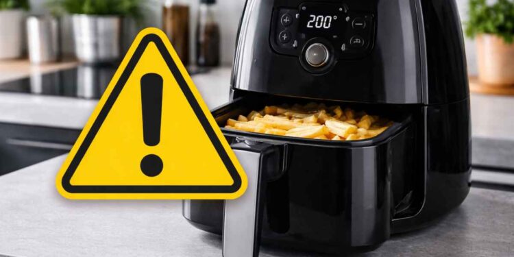 friggitrice ad aria pericolo