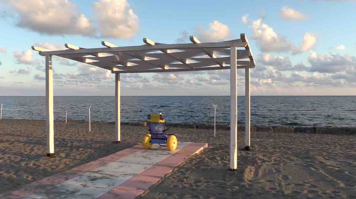 Spiagge accessibili per disabili a Ostia