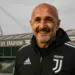Spalletti sorridente davanti allo Stadium