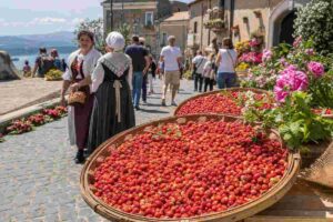 Nemi, il 7 giugno torna la Sagra delle Fragole: il borgo celebra la Cucina Italiana Patrimonio Unesco