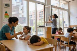Roma, alla scuola dell’infanzia Il Giramondo aule fino a 34 gradi: malori tra bambini e personale