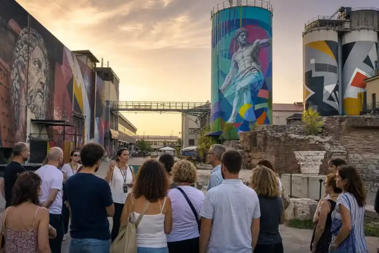 Alla Rustica l’urban art entra nel parco logistico: visite guidate gratuite tra le opere di MACS, Ale Senso e RAME13