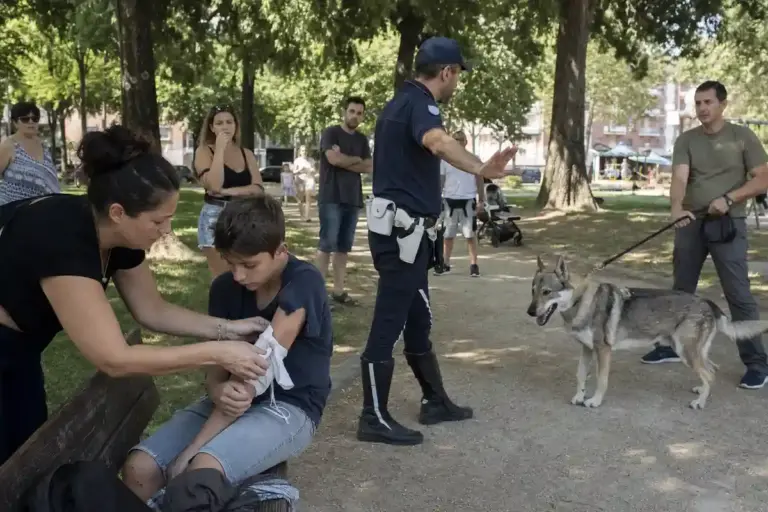 Ciampino, bimbo di 12 anni azzannato da un cane lupo nel parco Aldo Moro: panico tra le famiglie