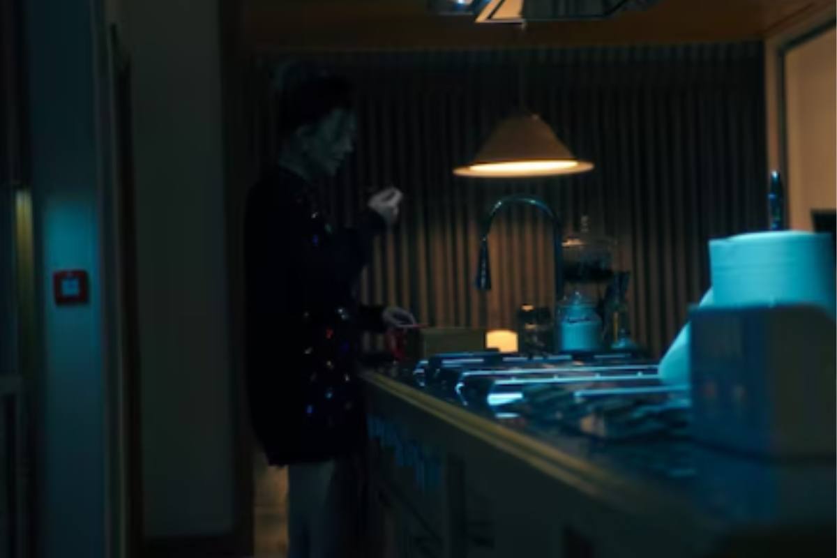 Cucina di Ilary Blasi ripresa nella serie Unica