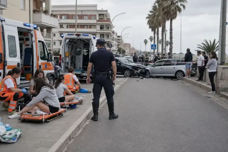 Ostia, auto in fuga dalla polizia travolge due minorenni sul marciapiede: arrestati due uomini