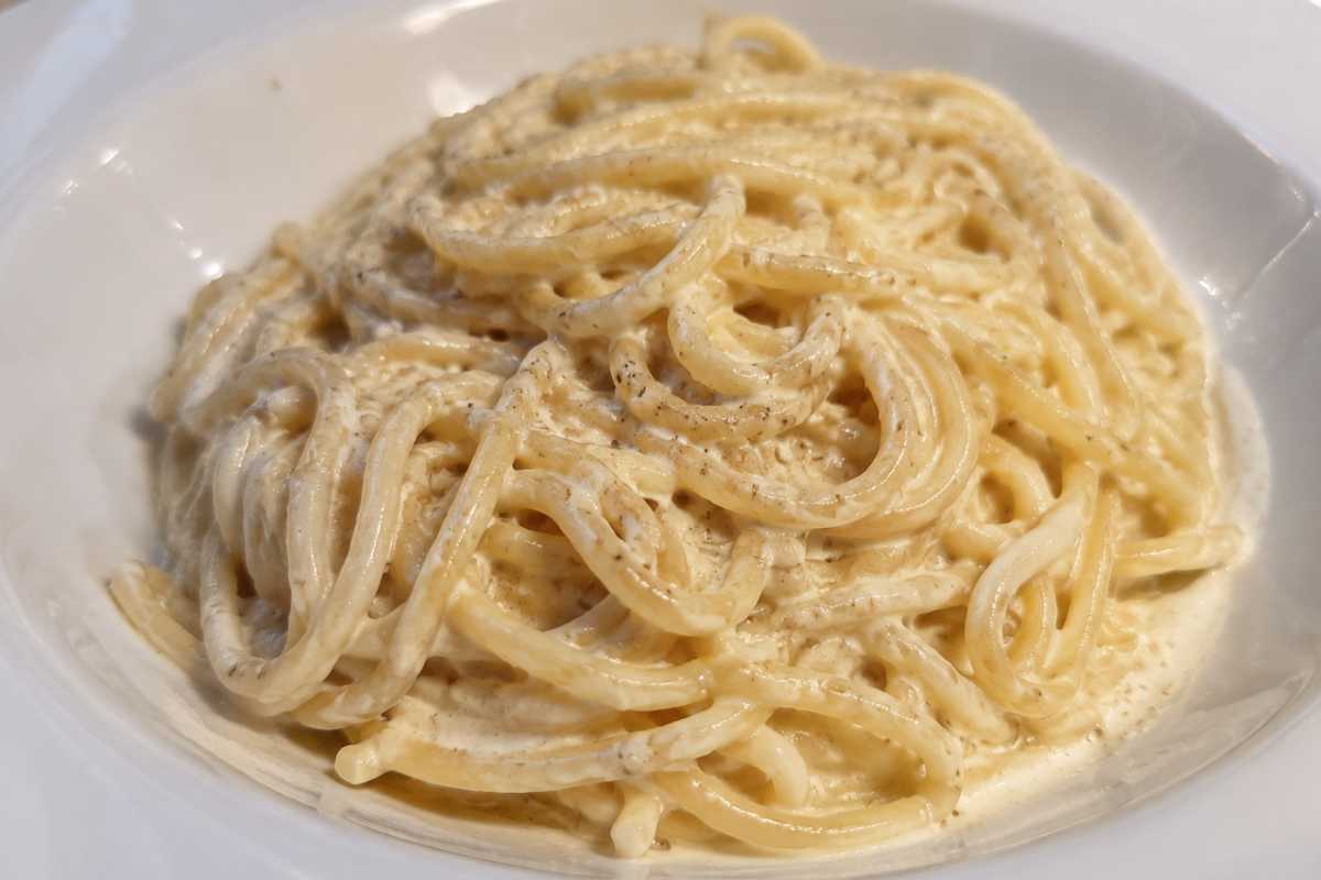 Cacio pepe bucatini roma segreto crema Dailybest.it
