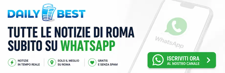 Banner di DailyBest con invito a seguire gli aggiornamenti tramite il canale WhatsApp ufficiale