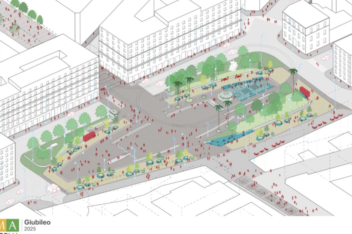 Il progetto di Piazza Risorgimento creato per il Giubileo 2025