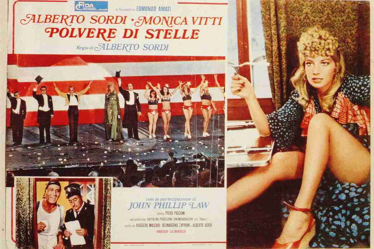 Locandina del film Polvere di Stelle con Alberto Sordi e Monica Vitti