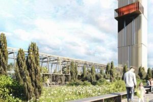 Il rendering del termovalorizzatore di Roma