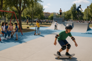 playground skate park comunità — Sport e Salute accelera: nuovi playground e skate park per portare l'attività fisica so