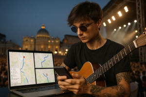 Ultimo a Roma: Questura pubblica tutorial digitali per raggiungere l'area del concerto
