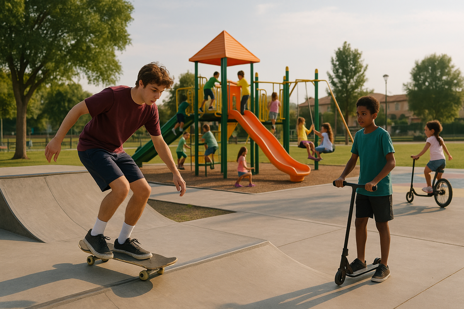 playground skate park comunità — Sport e Salute accelera: nuovi playground e skate park per portare l'attività fisica so