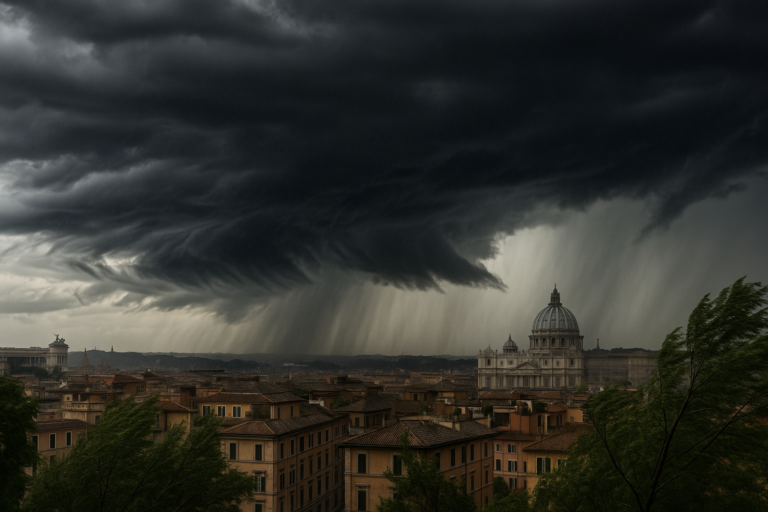 Allerta meteo Roma e Lazio: temporali e grandinate giovedì 2 luglio