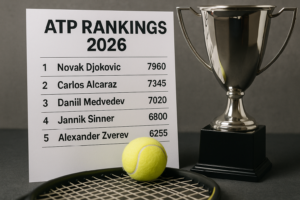 Classifica ATP 2026: chi domina il tennis mondiale
