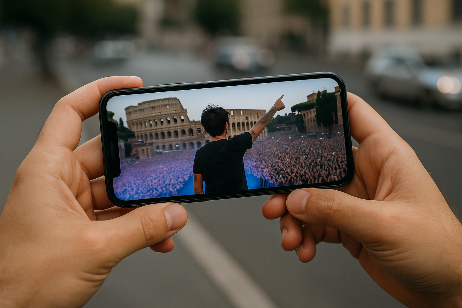 Ultimo a Roma: Questura pubblica tutorial digitali per raggiungere l'area del concerto (2)