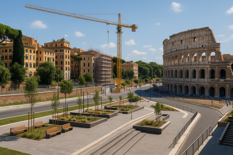 PNRR Roma rigenerazione urbana — Caput Mundi: quasi 300 interventi certificati dal PNRR, Gualtieri esulta per il success