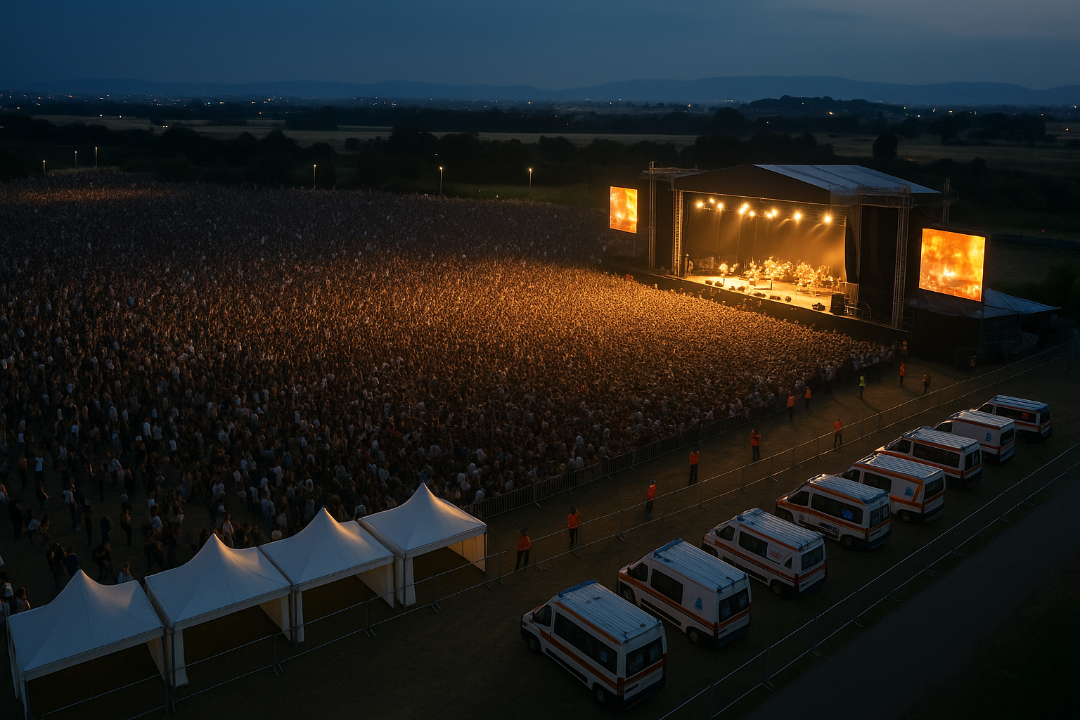 concerto ultimo tor vergata — Concerto Ultimo a Tor Vergata, oltre 250mila persone: piano sicurezza con 2500 addetti (2)
