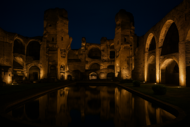 Notturno Imperiale: le Terme di Caracalla si illuminano per 6 serate estive tra luglio e ottobre