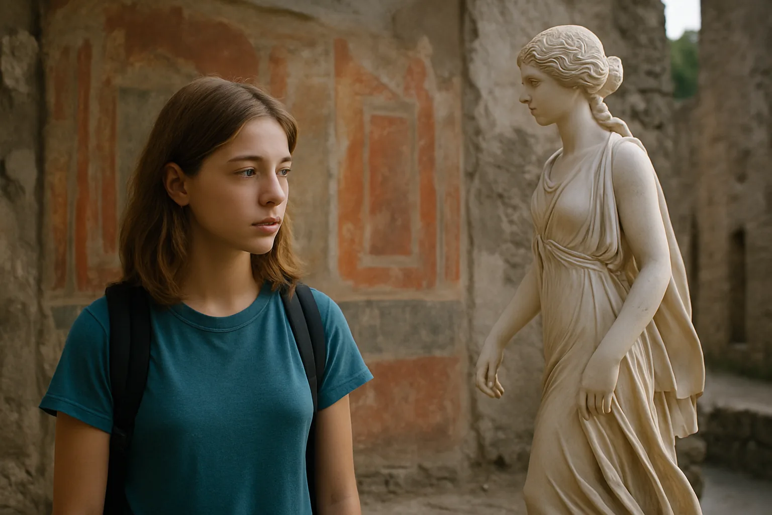 La Gradiva di Atlan, Cannes a Roma: il film su Pompei tra adolescenza e eternità (2)