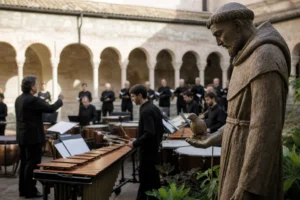 Santa Cecilia celebra Francesco d'Assisi con musica e percussioni