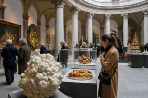 Chiostro del Bramante, 190 opere di oltre 60 artisti celebrano il cibo come arte