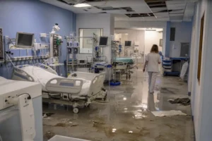 Ospedale di Anzio, il reparto di Terapia intensiva allagato dopo quattro mesi dall'inaugurazione